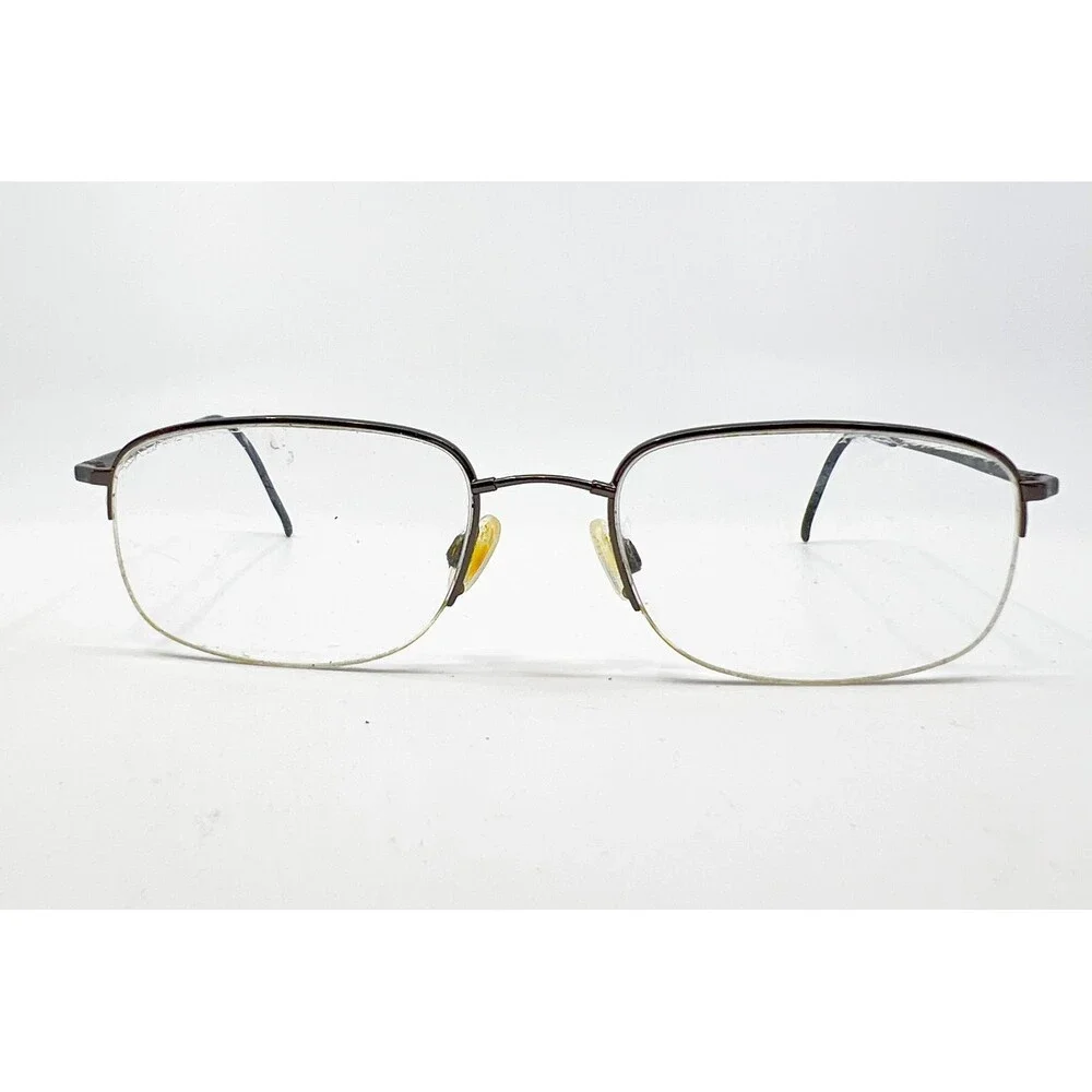 Duraflex Eyeglasses Frames Mens Gunmetal Half Rim DF2506 54-19-140